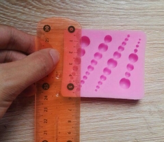 Khuôn Silicon - Viền Chuỗi Dây - Hạt 4c - 7cm