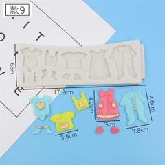 Khuôn Silicon - Quần Áo - Bé Trai 5c
