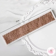 Khuôn Silicon - Viền Mảng Họa Tiết - Viền Gạch Dài 24x4cm