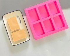 Khuôn Silicon - Chữ Nhật Vĩ 6c Ô 5.5X8X2.5C