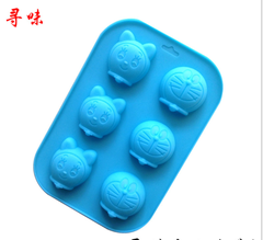 Khuôn Silicon - Động Vật - Doremon Mặt Doremi 6c