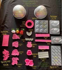 Khuôn Silicon - Chữ Thư pháp - HP - Tết