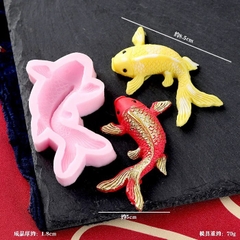 Khuôn Silicon - Biển - Cá Koi 9cm
