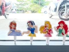 Set Cắm Giấy Hoạt Hình Phụ Kiện Trang Trí Bánh - CÔNG CHÚA TÓC VÀNG 25 THẺ