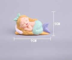 Tượng Thiên Thần - Tiên - Búp Bê Nhựa - PKD - Tiên Cá Nằm - 9cm