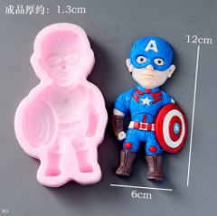 Khuôn Silicon - Siêu Nhân Siêu Anh Hùng - 12cm