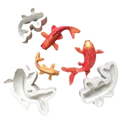 Khuôn Silicon - Biển - Cá Koi 7.8cm
