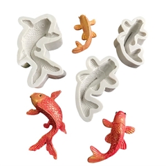 Khuôn Silicon - Biển - Cá Koi 6cm