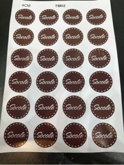 Decal Chủ Đề Trung Thu - Tem Nhân Bánh