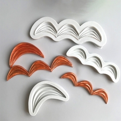 Khuôn Silicon - Viền Chuỗi Dây - Sóng 1c