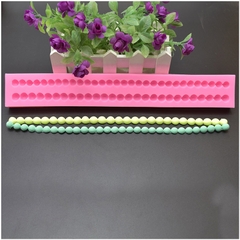 Khuôn Silicon - Viền Chuỗi Dây - Hạt 1.5cm - Dài 20cm