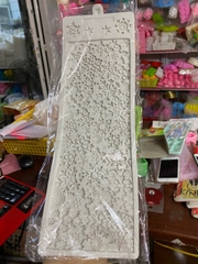 Khuôn Silicon - Viền Mảng Họa Tiết - Hoa Tuyết 31x10cm