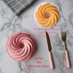 Khuôn Silicon - Đế - Xoắn Xao Xuyến 15cm Cao 5.5cm