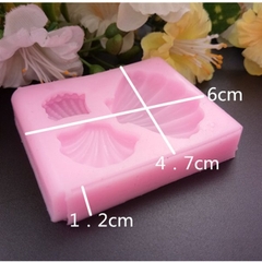Khuôn Silicon - Biển - Sò - 2-4cm - 3c
