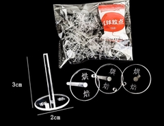Ghim Chống Trượt 4D -Kèm Keo - Tròn 3cm - Bọc 100