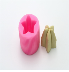 Khuôn Silicon - Sen Đá KHÍA - 3x5.8cm - 5 Khía