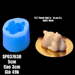 Khuôn Silicon - Động Vật - Con Gà Quay 5cm