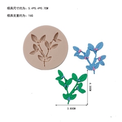 Khuôn Silicon - Lá - Dây Lá Nhỏ 5cm