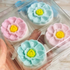 [10 cup] Khuôn Silicon - Cup Set 5cm - M49 - Cúc 2 Tầng