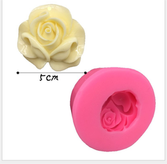 Khuôn Silicon - Hoa Hồng Nở - 5cm - Nằm Nghiêng thanh lý 29K