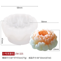 Khuôn Silicon - Hoa Mai Hồng Mẫu Đơn Set 4