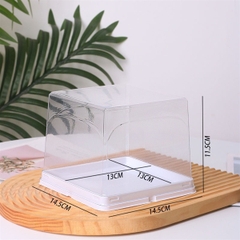 Hộp Nhựa - Vuông JHL14 - 13cm Đế Trắng