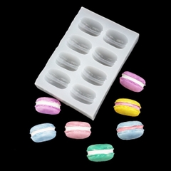 Khuôn Silicon - Bánh Macaron 3cm 1/2 bánh