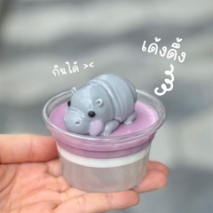 Khuôn Silicon - Động Vật - Hà Mã Con 5cm