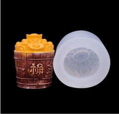 Khuôn Silicon - Hủ Vàng - 7cm Đứng