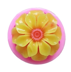 Khuôn Silicon - Hoa Thược Dược - 5.3cm - Nhụy Xòe