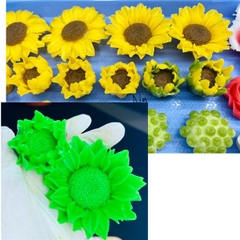 Khuôn Silicon - Hoa Hướng Dương - Set 2