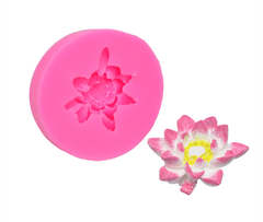 Khuôn Silicon - Hoa Sen Thái Nở - sen nở 3.8cm - Nhụy Thấp 1.8cm
