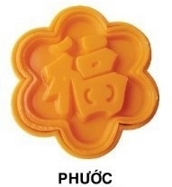 Khuôn Ấn Xôi - Mai 6 Cánh VT - 12cm - Phước - Hán