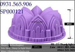 Khuôn Silicon - Đế - Lâu Đài Lớn 22 Cm X 8 Cm