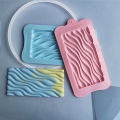 Khuôn Silicon - Viền VN - 17x8cm - VN05 - Gợn Sóng