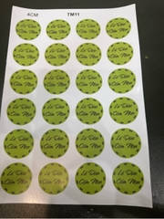 Decal Chủ Đề Trung Thu - Tem Nhân Bánh