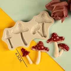 Khuôn Silicon - Rau Củ - Nấm - Vĩ 5.8cm 4c