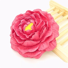 Khuôn Silicon - Hoa Mẫu Đơn - 9cm - Nhụy Xòe