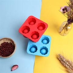 Khuôn Silicon - Bia - Vuông - Ly 4cm H5 Vĩ 4c