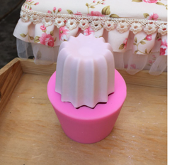 Khuôn Silicon - Sen Đá KHÍA - 5.1cm - Ụ Quanh