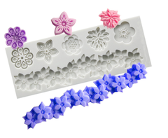 Khuôn Silicon - Viền Chuỗi Dây - Sợi Hoa 14.5cm