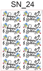 Decal Chủ Đề Sinh Nhật - DSN - DSN24