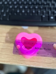 Khuôn Silicon - Trái Tim Kiểu - Tim Trơn 7,5cm