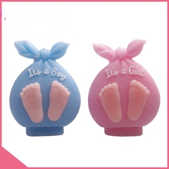 Khuôn Silicon Em Bé - Túi  Bàn Chân 6.2cm