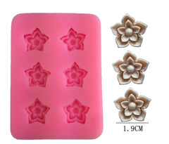 Khuôn Silicon - Hoa Cúc - Cánh Thẳng 6c 2T - 1.9cm