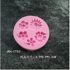 Khuôn Silicon - Hoa Cúc Dẹp TH 5c - 1.8 > 2.6cm