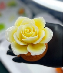 Khuôn Silicon - Hoa Hồng Nở - 9.5cm - 6 Cánh