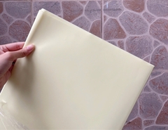 Giấy Bó Hoa Gói Hoa Satin Trơn - 20 Tờ Sấp - Vàng Nhạt