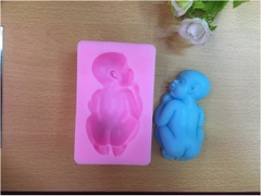 Khuôn Silicon - Em Bé - Nằm Chu Đít 10.5x6.5x3cm