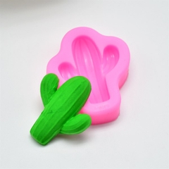 Khuôn Silicon - Sen Đá ĐỨNG  - 3.5x5cm - 2 Chỉa